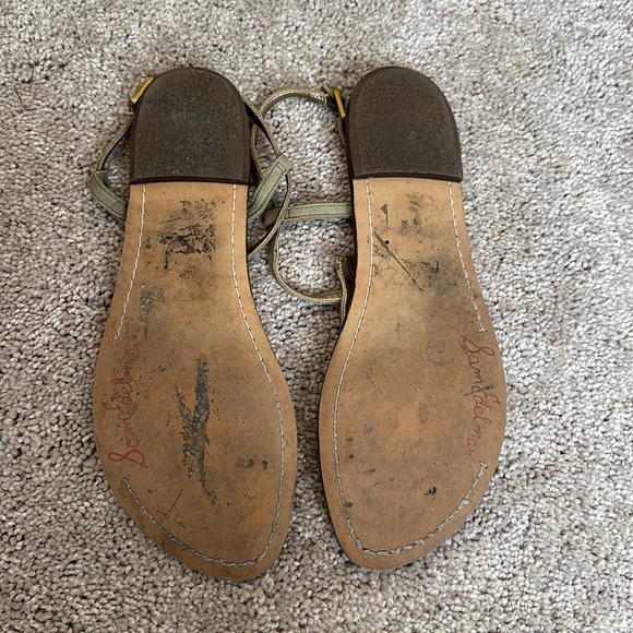 Sam Edelman Gigi Nubuck Sandal in Camo - Picture 3 of 4